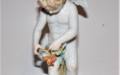 Early Meissen Figurine Of Cherub
