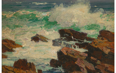 Edward Henry Potthast (1857-1927), Crashing Waves