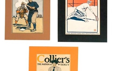 Edward PENFIELD: 3 Collier's Magazine Covers