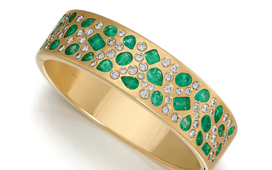 Emerald-Diamond-Bangle