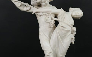 Emilio Fiaschi Alabaster Sculpture