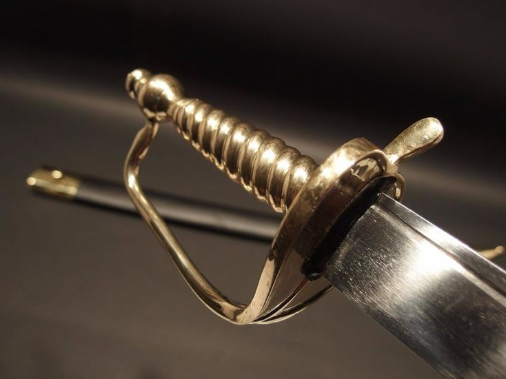 English Officer Revolutionary War Hanger Cutlass Sword
