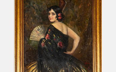 Ernesto Fontana, (Italian, 1837-1918) - Portrait of a Lady