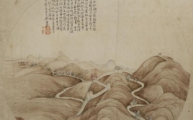 FEI CHENGWU (20e SIÈCLE) SPARROW Une peinture chinoise, encre et couleur sur papier, signée Chengwu,...