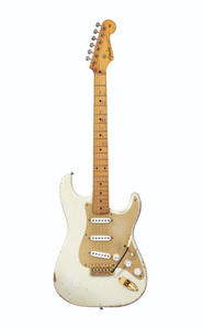 FENDER ELECTRIC INSTRUMENT COMPANY, FULLERTON, CIRCA 1954 AND LATER, A SOLID-BODY ELECTRIC GUITAR, STRATOCASTER, BEARING THE SERIAL NUMBER 0001