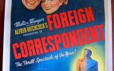 Foreign Correspondent - Hitchcock (1940) US 1 SH Movie