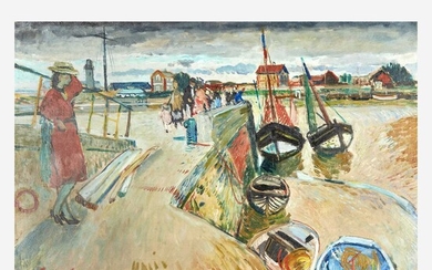 François Gall (Hungarian/French, 1912-1987) Honfleur