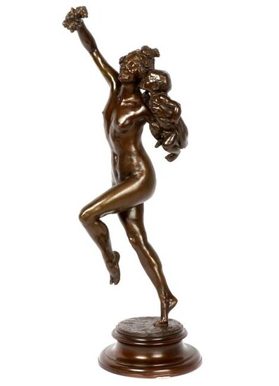 Frederick MacMonnies Bacchante Infant Faune Bronze