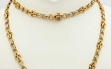 GOLD NECKLACE WITH TWO BRACELETS, BY POMELLATO.