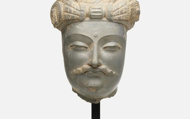 Gandharan Style, Bodhisattva head