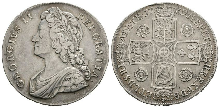 George II - 1739 DVODECIMO - Crown