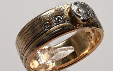 George Sawyer 18k Yellow Gold Gentleman's Ring