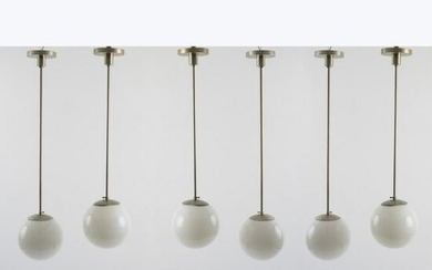Germany , 6 ceiling lights, 1930s