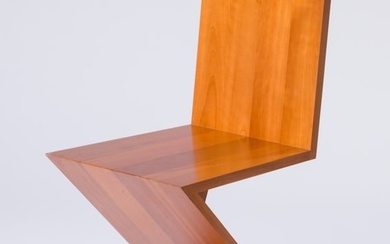 Gerrit Thomas Rietveld Zig Zag Chair for Cassina, 1934/1973