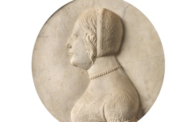 Gian Cristoforno Romano, 1460/ 65 - 1512, zug., Portrait wohl der Bona di Savoia, Herzogin von Mailand