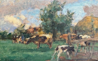 Graham, James Lillie - Vaches dans le pré - 1927