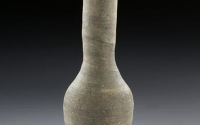 Greek Hellenistic Terracotta Spindle Flask