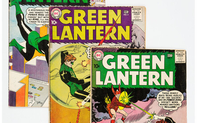 Green Lantern Group of 4 (DC, 1960-61) Condition: Average...