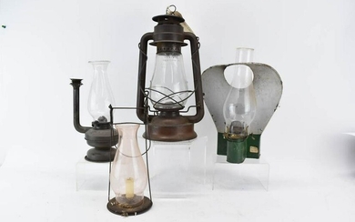 Group of Assorted Antique Lanterns