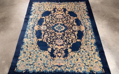 HAND KNOTTED CHINESE ART DECO STYLE RUG 10 X 9