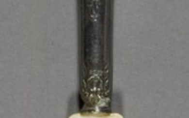 HERMANN GORING SILVER AND IVORY-COLOR FRUIT KNIFE