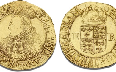 Elizabeth I, 1558–1603, Half Pound ND (1592–1595), Tower, Sixth Issue, mintmark tun,...