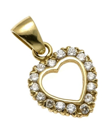 Heart pendant GG 585/000 with