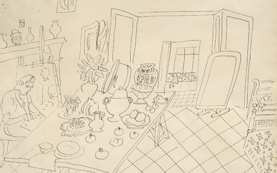 Henri Matisse (1869-1954) Intérieur, fenêtre ouverte