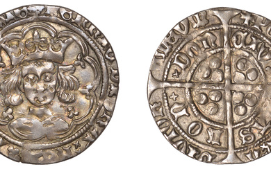 Henry VI (First reign, 1422-1461), Trefoil issue, Class C, Groat, London, mm....
