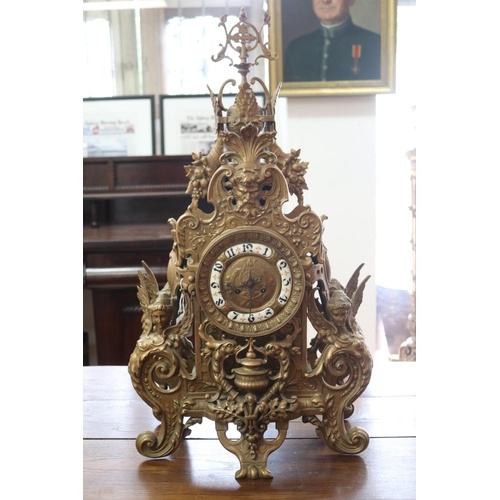 Impressive large antique French Renaissance revival clock, h...
