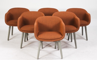 Iskos-Berlin for Muuto. Six armchairs, model Fiber Armchair (6)