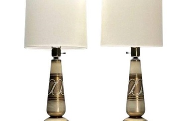 Italian Mid-Century Modern, Large Table Lamps