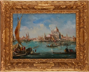 Italian school, XIX / XX century, Venice Oil on canvas Venice 20 x 30 cm