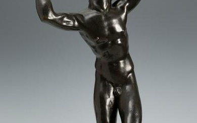 JOSEPH BERNARD (Vienna, 1866 - Paris, 1931). "Faun". Bronze. Exhibitions: "European sculpture of