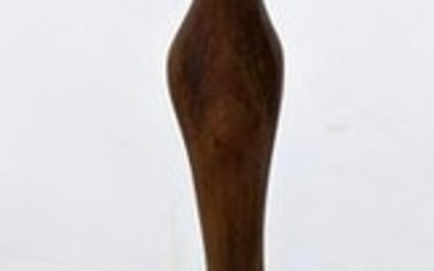 JOSEPH TAGGER Tall Wood Sculpture. Biomorphic design.