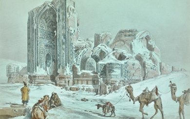 JULES LAURENS | THE BLUE MOSQUE IN TABRIZ, PERSIA