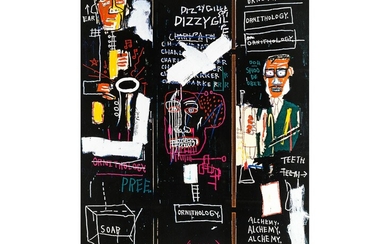 Jean-Michel Basquiat, 1960 New York – 1988 ebenda, HORN PLAYERS, 1984