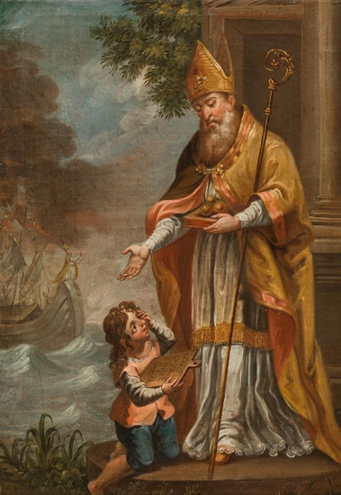 Künstler des 18. Jahrhunderts: Der hl. Nikolaus von Myra