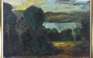LANDSCAPE, AN OIL BY CHRISTIE CAMERON