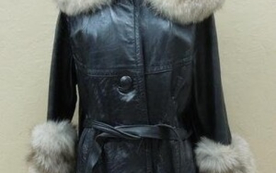Ladies' Leather & Faux Fur Jacket.