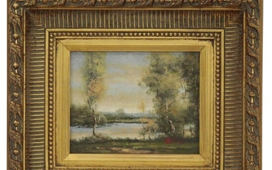 Landscape Oil Painting, Late 19th to Early 20th Century