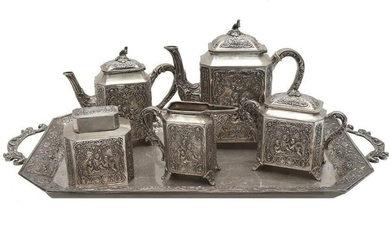 Large German Silver Coffee/Tea Set