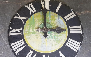 Large Tin Decorative Clock Face (Diameter: 181 x Depth: 5.5cm)