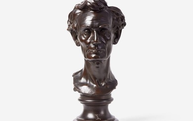 Leonard Wells Volk (1828-1895), Bronze bust of Abraham Lincoln (1809-1865)