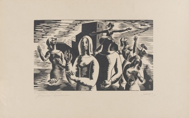 Léopold SURVAGE (1879-1968) Les Miracles de tous les jours, 1931 Suite de quatre gravures sur...
