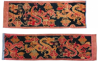 Long dragon carpet in two parts