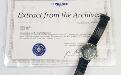 Longines Conquest Wristwatch with certificate of authenticity