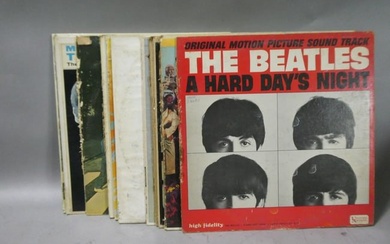 Lot 12 Beatles Wings & John Lennon LP Record Vinyl Albums