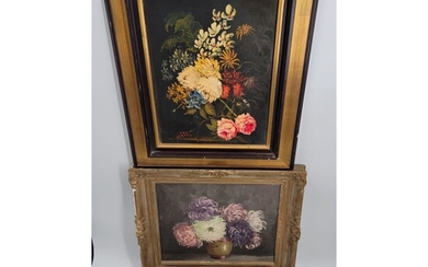 Lot Of 3 Paintings 1 Impressionist And 2 Still Life