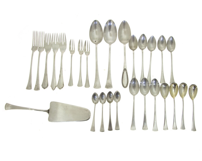Lot of Silver Flatware Pieces.